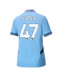 Manchester City Phil Foden #47 Hjemmedrakt Dame 2024-25 Korte ermer